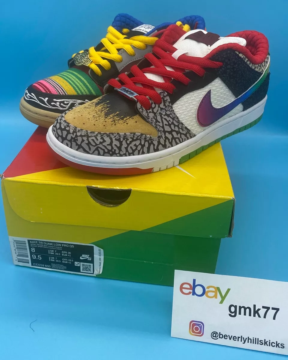 Nike SB Dunk Low What the Paul P-Rod Rodriguez CZ2239-600 Brand New  Deadstock