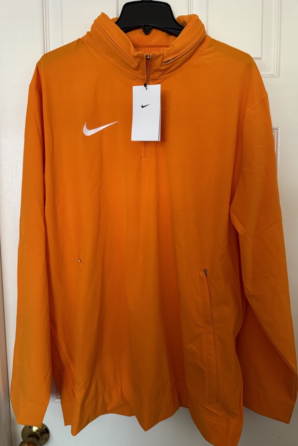 Nike Mens XL Long-Sleeve Woven Coach Jacket Tennessee Vols Orange DV6754-873 NEW