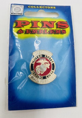 Patriotic Collectors '' Operation Iraqi Freedom  US Marine Corps Pin