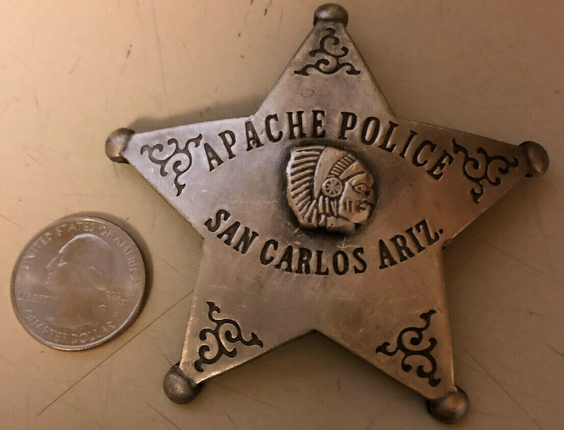 Apache Police San Carlos Arizona Badge eBay