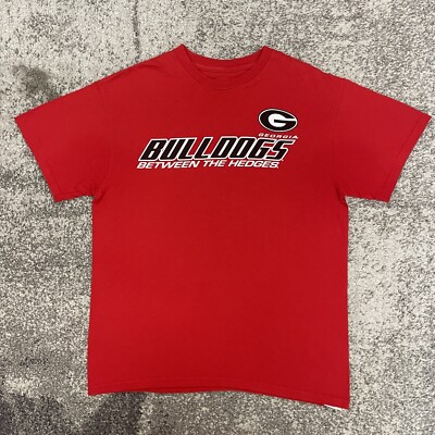 Majestic NCAA Georgia Bulldogs College Shirt Mens Medium