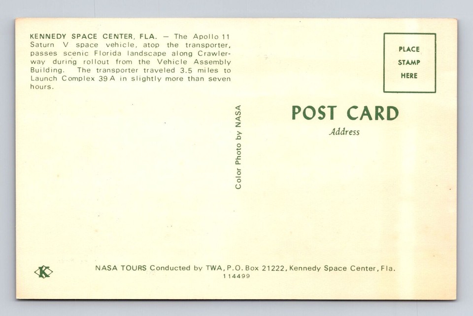 Kennedy Space Center FLFlorida, Apollo 11 Saturn V Vehicle, Vintage