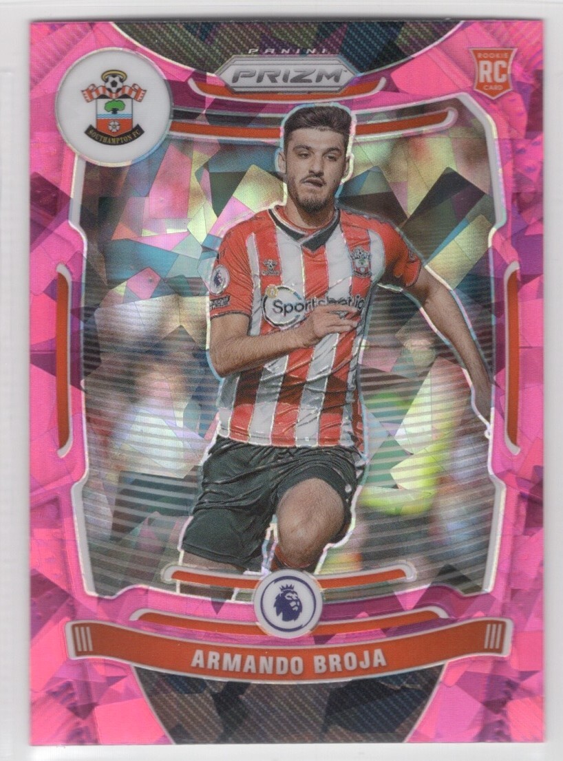 2021-22 Panini Prizm Premier League - Armando Broja #108 Pink Ice Prizm (RC)