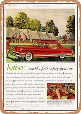 METAL SIGN - 1953 Kaiser Manhattan 4 Door Sedan 2 Vintage Ad