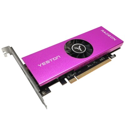 Yeston AMD Radeon RX 6400 4GB GDDR6 Low Profile PCIE 4.0 64 Bit