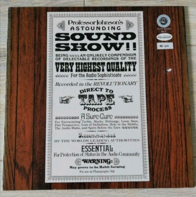 LP Prof. Johnsons Sound Show Reference Recordings (RR-7)