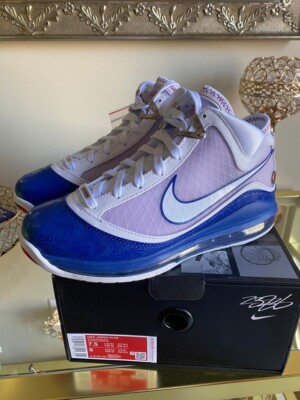 Nike Air Lebron 7 Baseball Blue LA Dodgers 2021 Size 7.5 *in hand