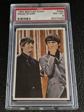 1964 Beatles Diary PSA 8 #26a Ringo Starr George Harrison Rookie Card Topps 60s