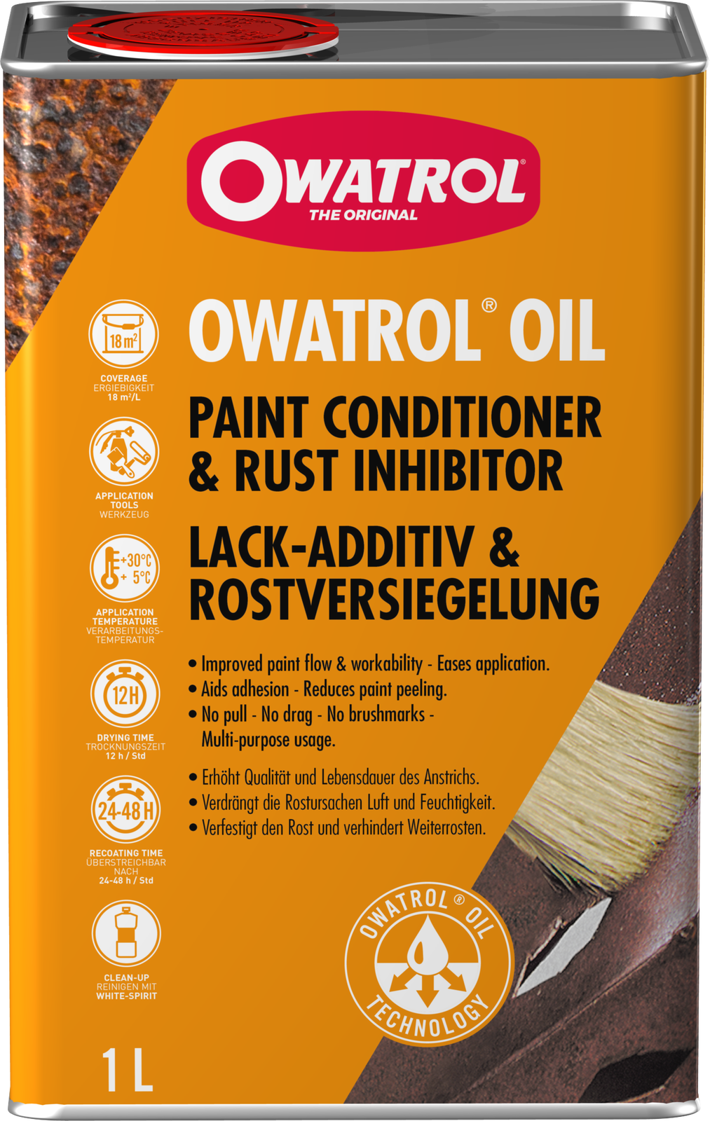 1 x 0,5L OWATROL OIL - Image 2