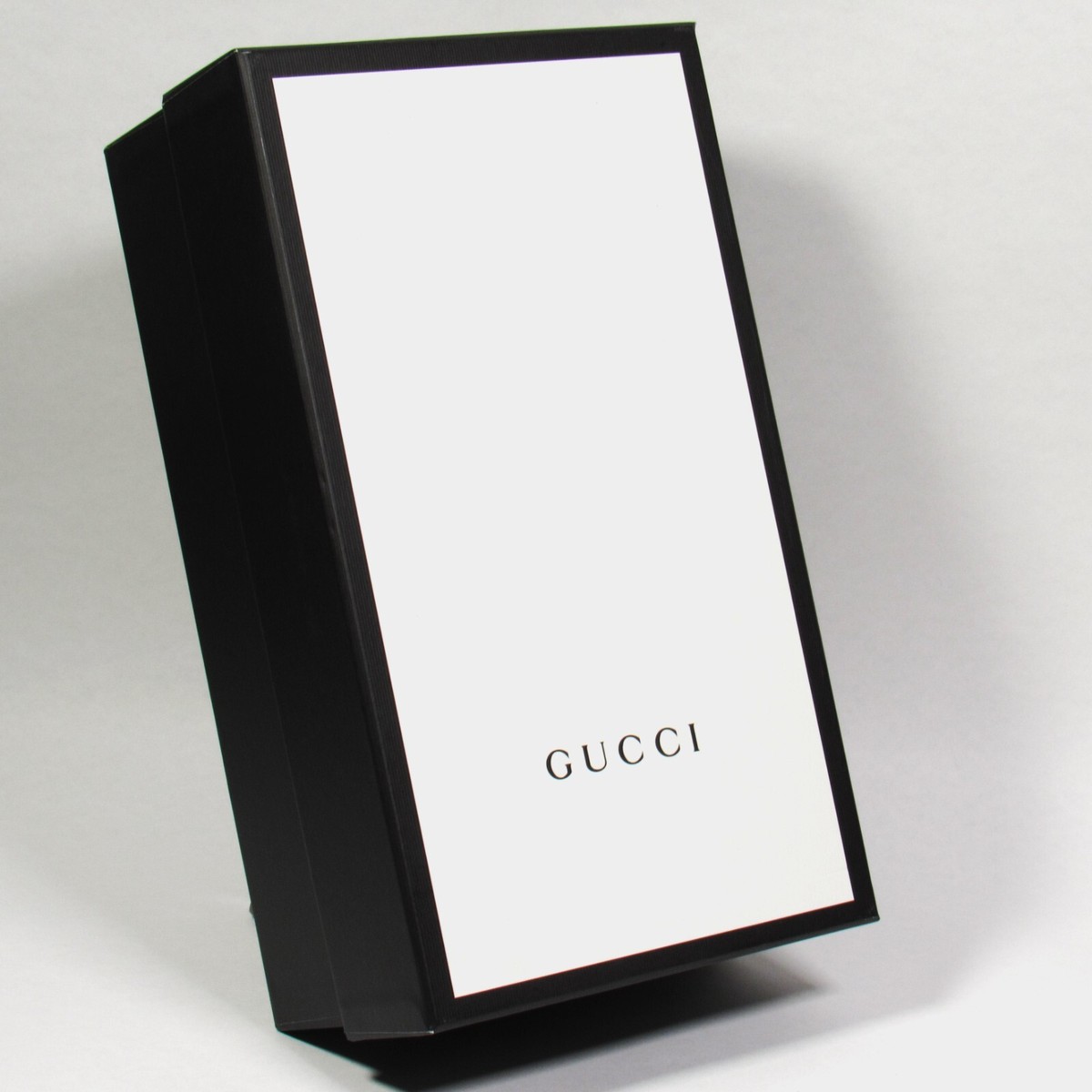 Gucci Ivory and Ebony Gift Box Gucci Gift Shoe Box Black Ivory 14 1/2 main image 2