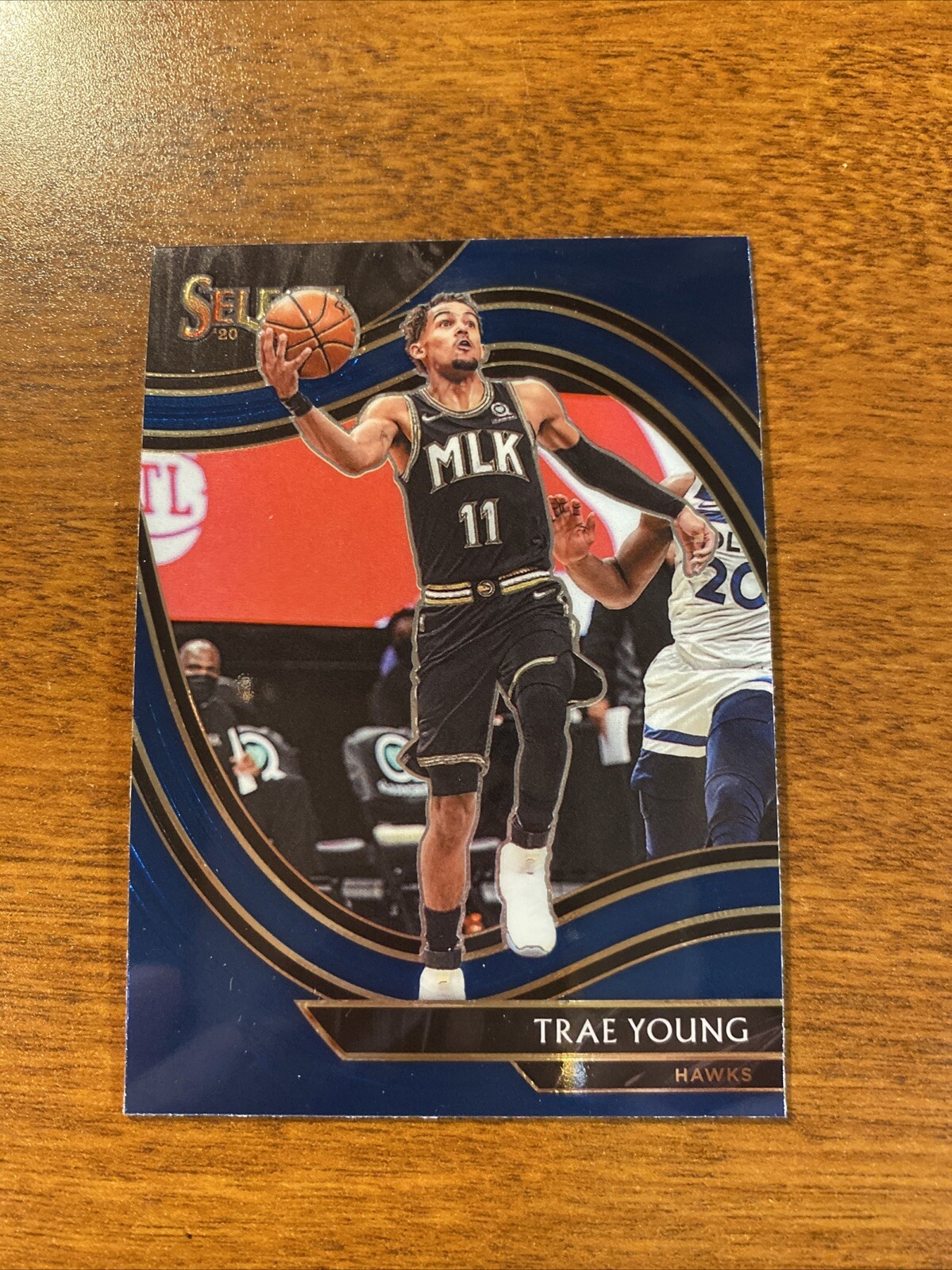 2020-21 Panini Select Trae Young Courtside #227 Atlanta Hawks Blue Retail B4