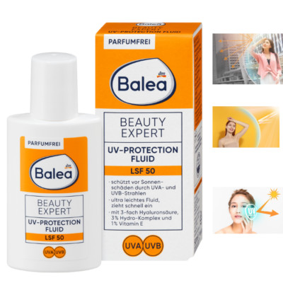Balea Fluid Beauty Expert UV-Protection LSF50, 50 ml