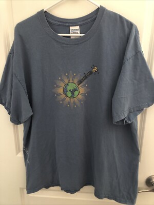 The Acoustic Planet Tour - 2004 Blue Shirt XL
