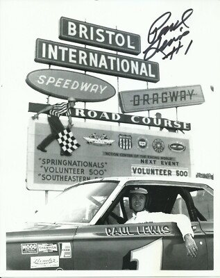 Paul Lewis Races Paul Lewis - NASCAR Racing Original Autograph 8x10 Signed Photo | eBay