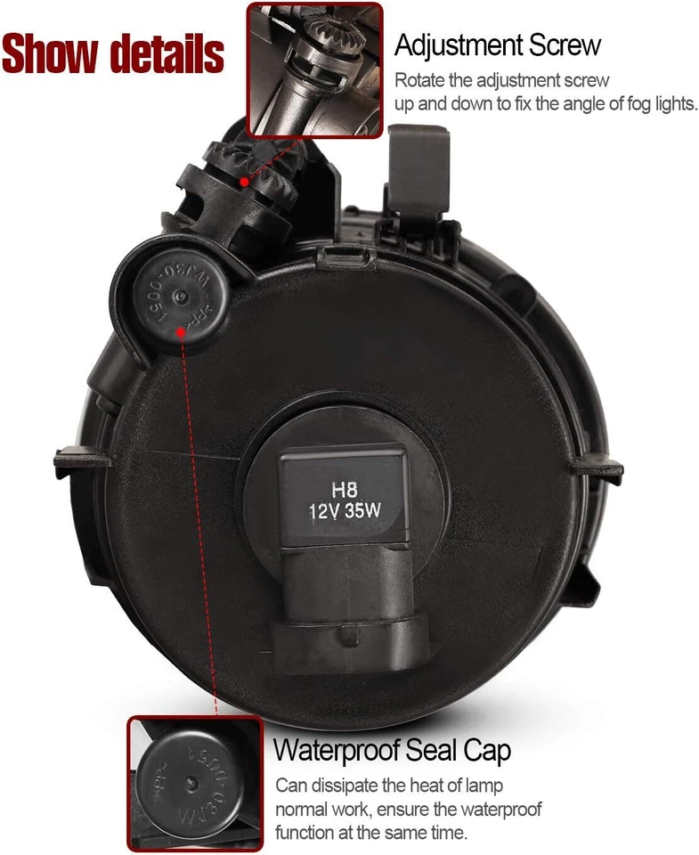 Faros antiniebla para BMW X1/2018-2021 BMW X2/2011-2017 BMW/2015-2018 BMW X4 Foto 4 de 4