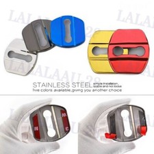 For Nismo Glossy Color Car Door Lock Protective Cover Badge Decal Sticker 4pcs