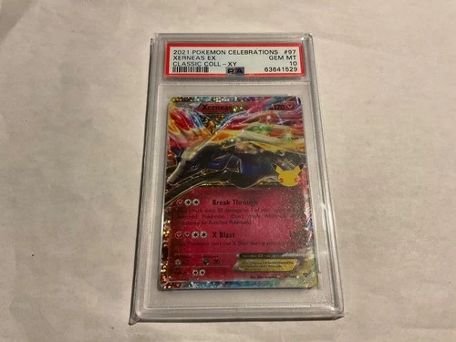 2021 POKEMON CELEBRATIONS CLASSIC COLL #97 XERNEAS EX PSA 10