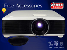 LED 3LCD Projector for Home Learning and Online Classes 1000 Lumens 4K w/Bundle