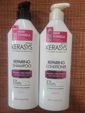 AEKYUNG KERASYS REPAIRING SHAMPOO  CONDITIONER DAMAGED HAIR ARGAN OIL 20 FL OZ