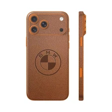 Phone Skin/Phone Wrap For iPhone, Samsung & Android BMW Logo leather Skin