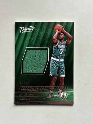 2016 Panini Prestige Freshman Fabrics Rookie Jersey Jaylen Brown /99 RC Boston