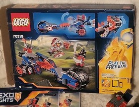 Lego Nexo Knights: 70319 Macy's Thunder Mace USED 100% Complete 2016 Retired Set