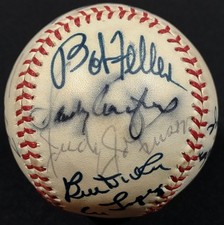 Sandy Koufax Bill Dickey Judy Johnson Travis Jackson Grimes Signed Baseball COA!