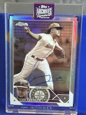 Luis Castillo 2025 Topps Archives 2023 Topps Chrome Sepia Auto 1/1