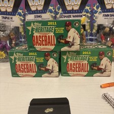 2011 TOPPS HERITAGE BASEBALL RETAIL BOX 24 sealed packs