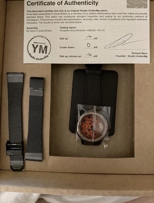 Studio Underdog x Time & Tide STUDIO EXCLUSIVE 01BPB - The Burnt Pizza Watch