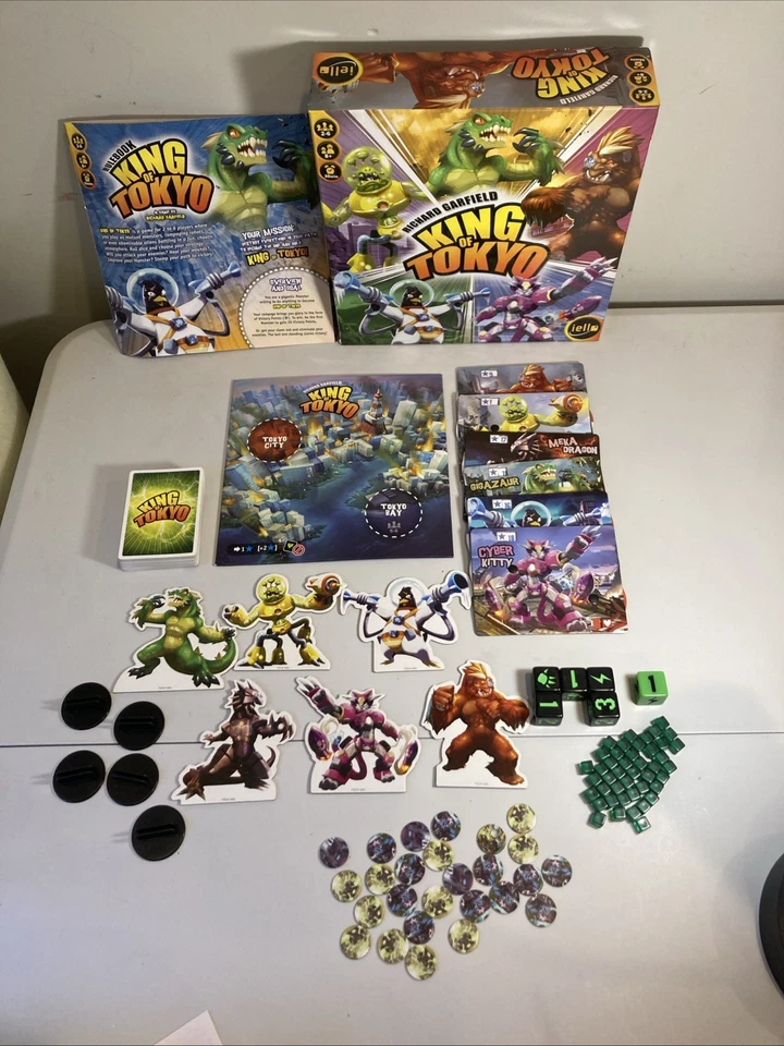 King of Tokyo Board Game IELLO Richard Garfield 2016 -  MISSING PARTS - Image 2 of 2