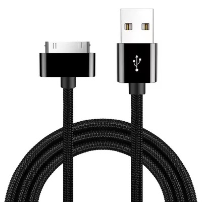 1Pack USB to 30 Pin Charger Cable Nylon Braided Charging Cord 6.56ft USB... 