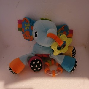 Infantino Peanut The Elephant Activity Crinkle Teether Toy