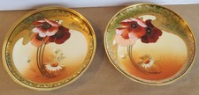 Pickard China Pair of Handpainted Plates, Signed Joseph T. Yeschek 1905-1910