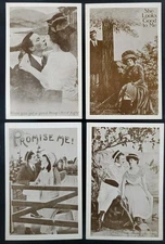 Popular Products Post Card Romantic Couple Date Kiss Unused Lot #2 See Pics 