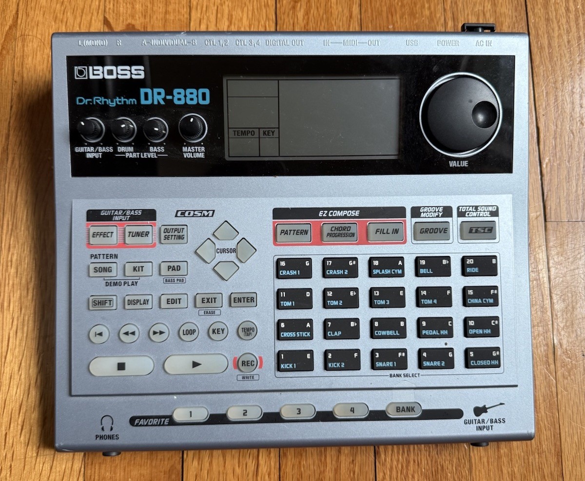 Boss Dr-880 DR880 Dr. Rhythm Drum Rhythm Machine for sale online