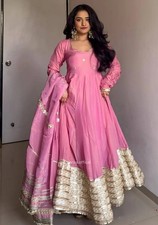 Bollywood Wedding Wear Anarkali Suit Indian Designer Ethnic Salwar Kameez Dress