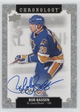 2018-19 Upper Deck Chronology Franchise History Bob Bassen #FH-ST-BA Auto 05u8