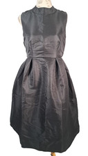 BOOHOO Prom Dress Boutique High Neck Sleeveless Black BNWT Size UK 14