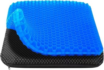 Komfortables Gel-Sitzkissen - Weiche, rutschfeste Abdeckung - Bürostühle, Rol...