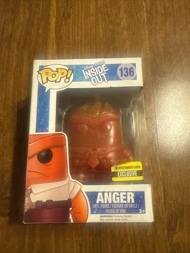 Funko Pop! Anger Entertainment Earth Exclusive Disney Pixar #136