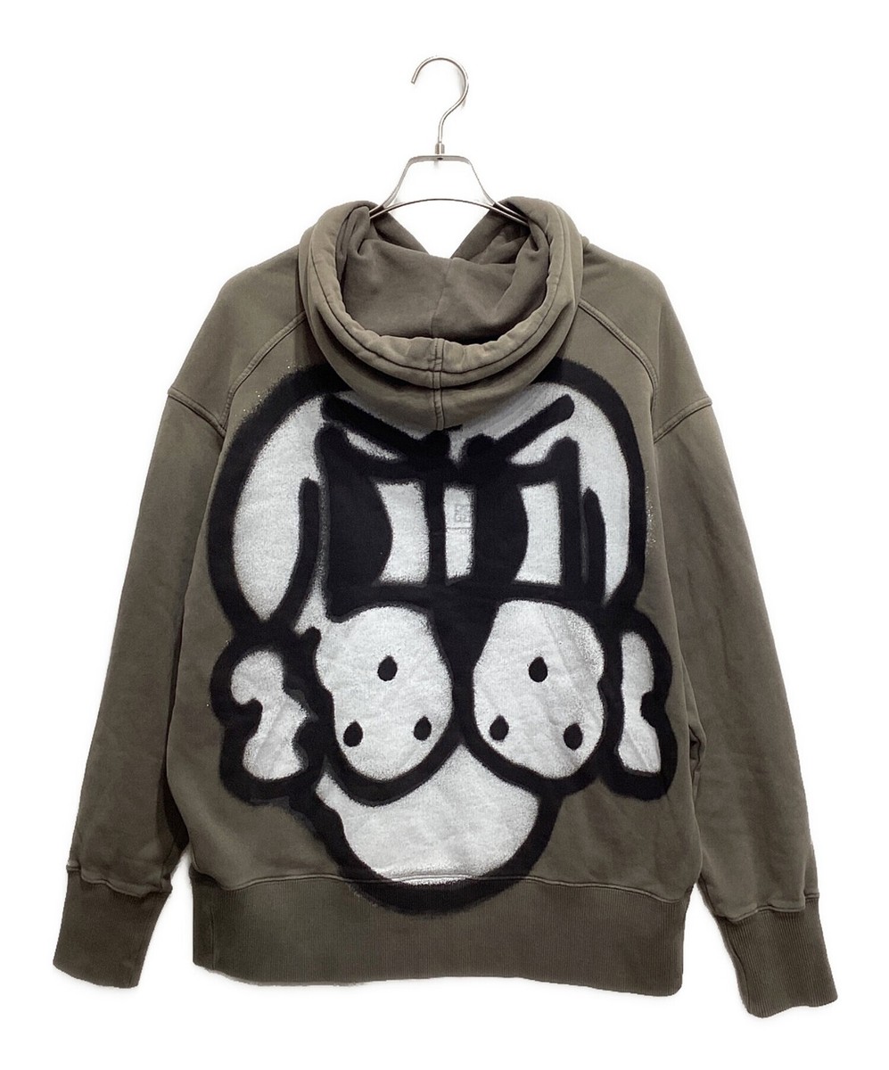 GIVENCHY Dog print pullover hoodie Size: XXS Gray Men BMJ0DY3Y69