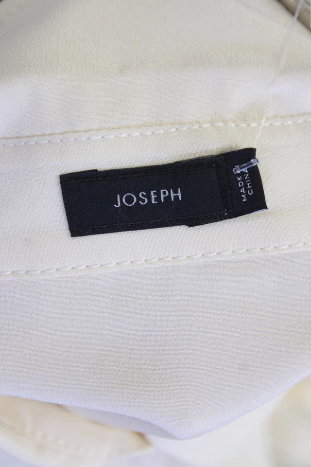 Camisa de seda Joseph para mujer manga larga con botones cosidos al frente bolsillo blanca FR 38 Foto 4 de 4