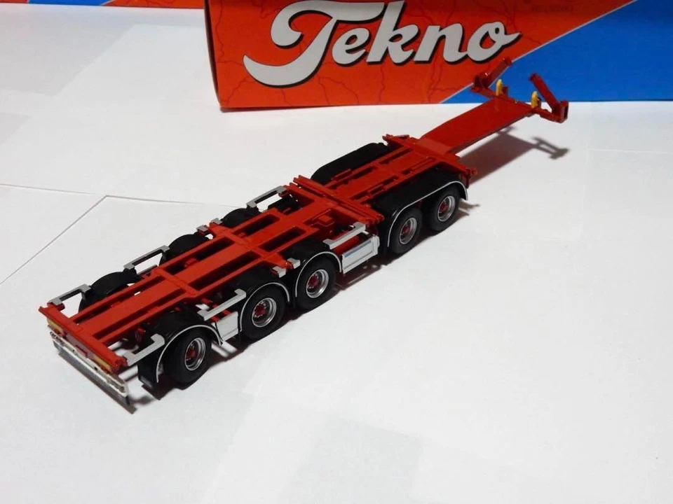 Tekno Combination Trailer 1/50 Diecast Truck Model Collectible Vintage - Image 4 of 4