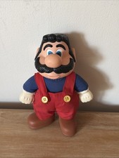 Vintage 1989 Nintendo Super Mario Bros Plush Doll Applause Vinyl Head 12" No Hat