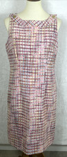RSVP by Talbots Tweed Shift Dress Pink Multicolor Size 10P NEW