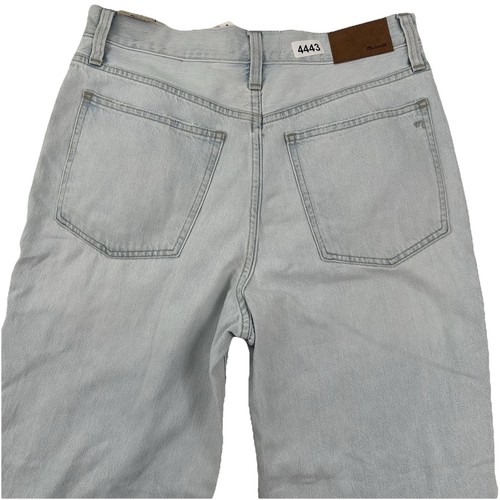NEW Madewell The Perfect Vintage Straight Jeans Women 29 Distressed Light wash