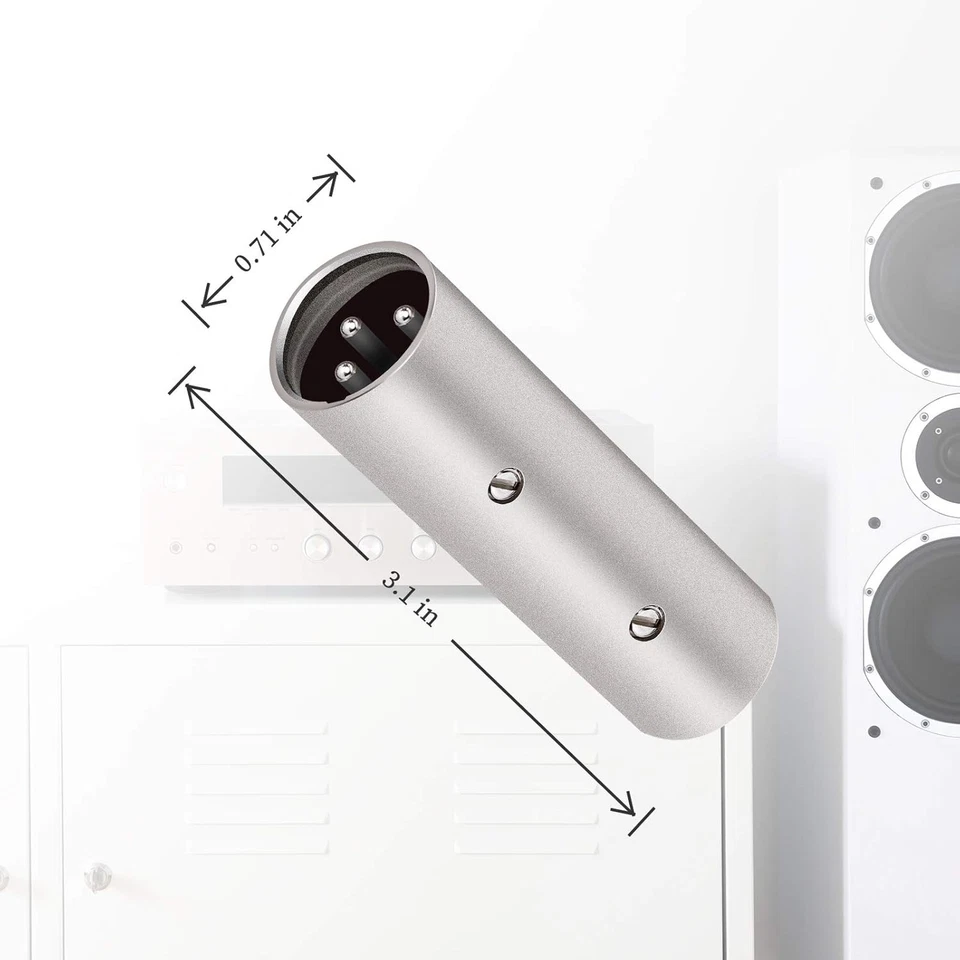 MR DJ AXLRMM 3-Pin XLR Male to 3-Pin XLR Male Audio Microphone Cable Extension - Image 3 of 4