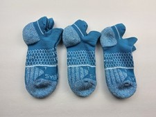 Bombas Hex-Tec Athletic Tennis Ankle Socks Lot Of 3 Pairs Size S