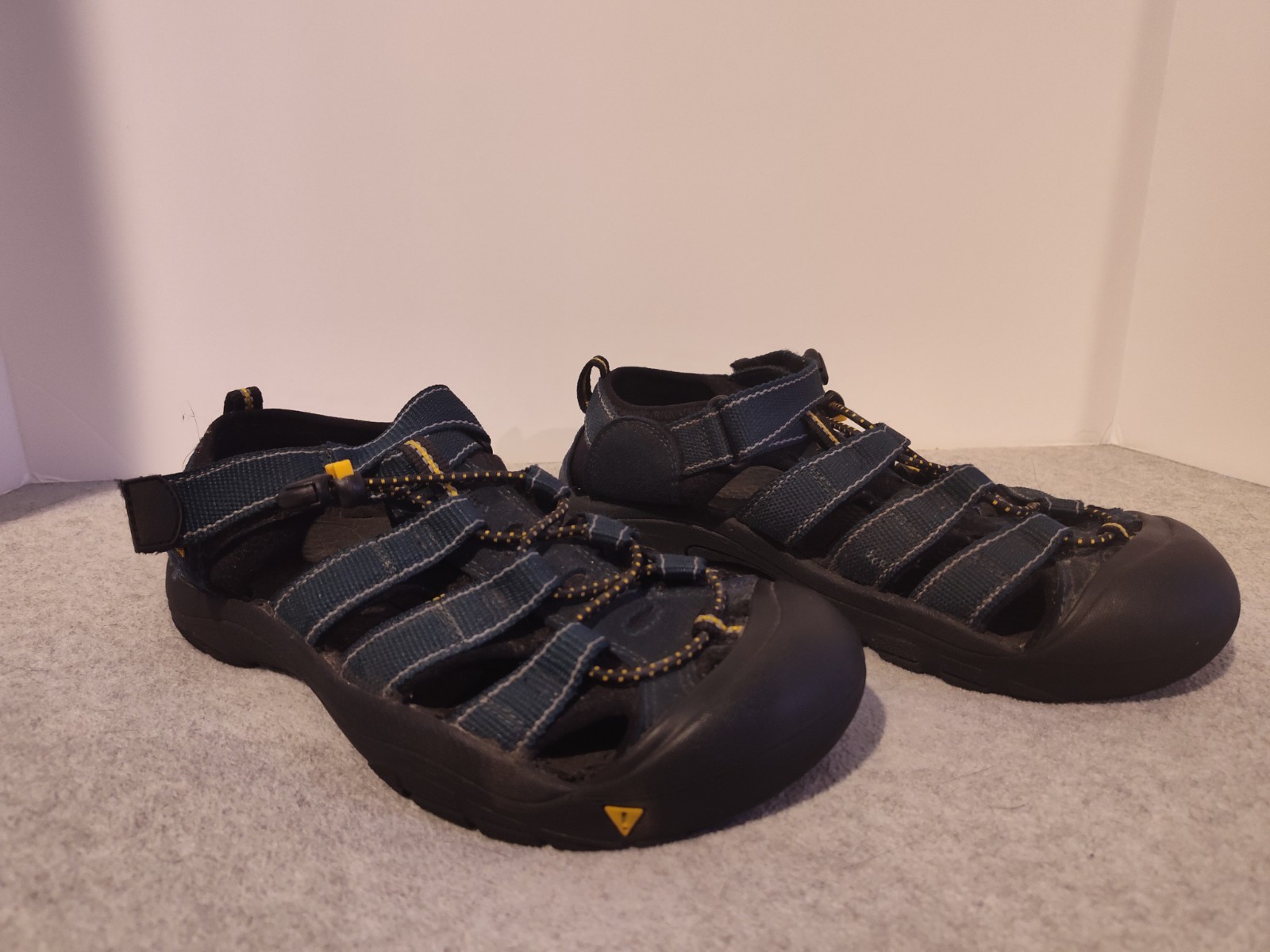 Scarpe sandali sportivi blu giallo KEEN ragazzo taglia 5